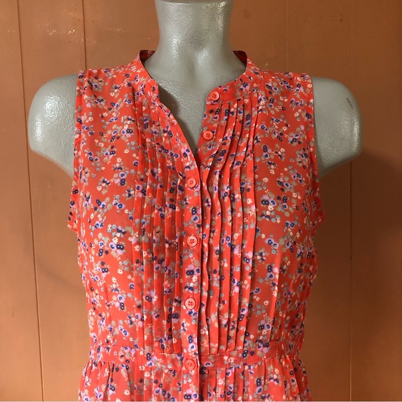 Frenchi Sleeveless Floral Top M - Picture 7 of 8